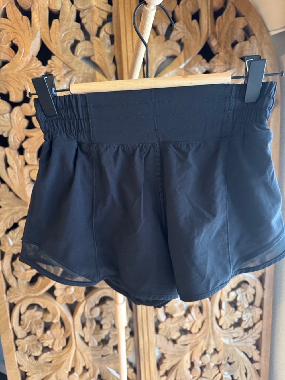 lululemon athletica Black Hotty Hot Shorts